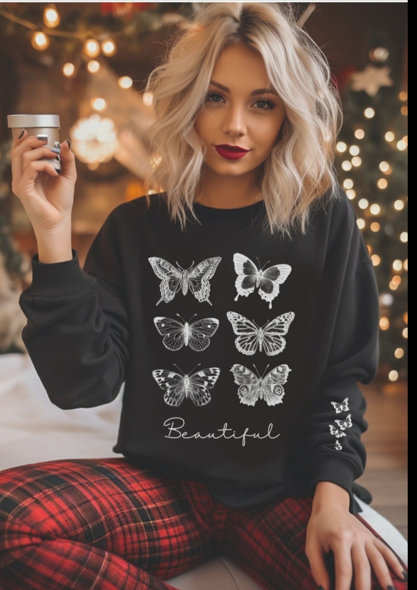 Butterflies Beautiful Sweatshirt