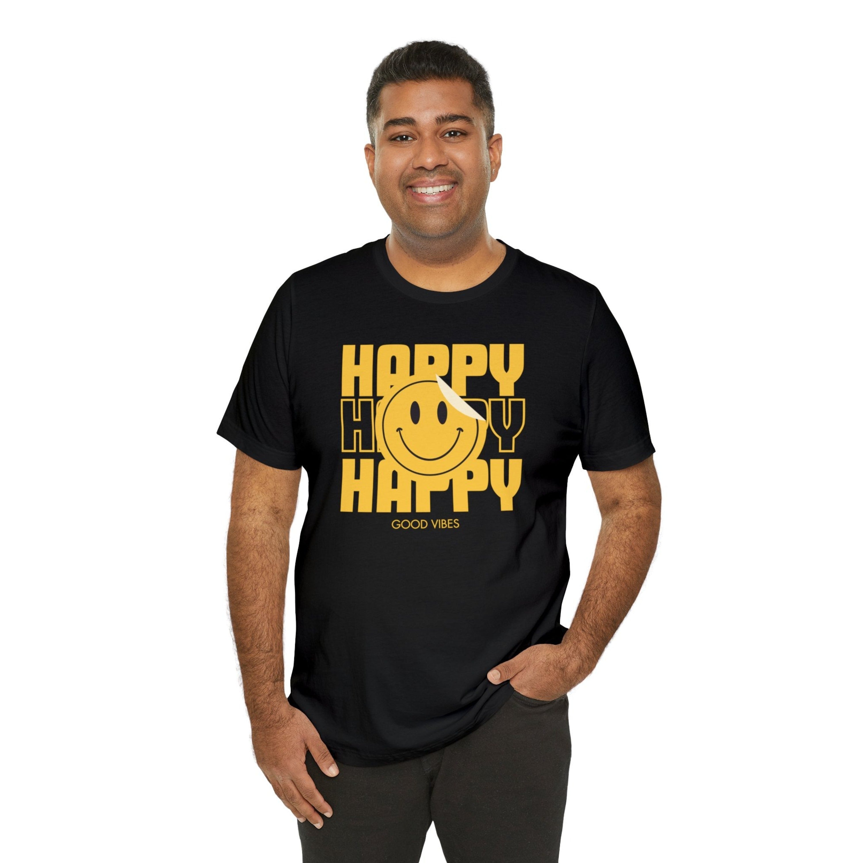 Happy Happy Happy -  Short Sleeve Tee