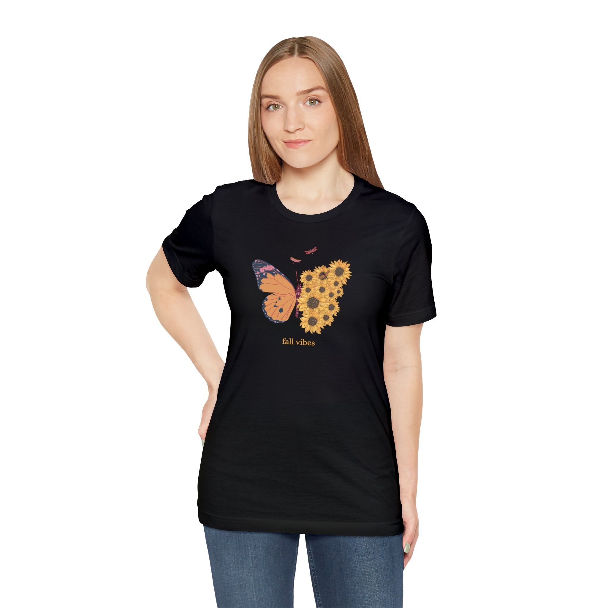 Butterfly Fall Vibes - Short Sleeve Tee