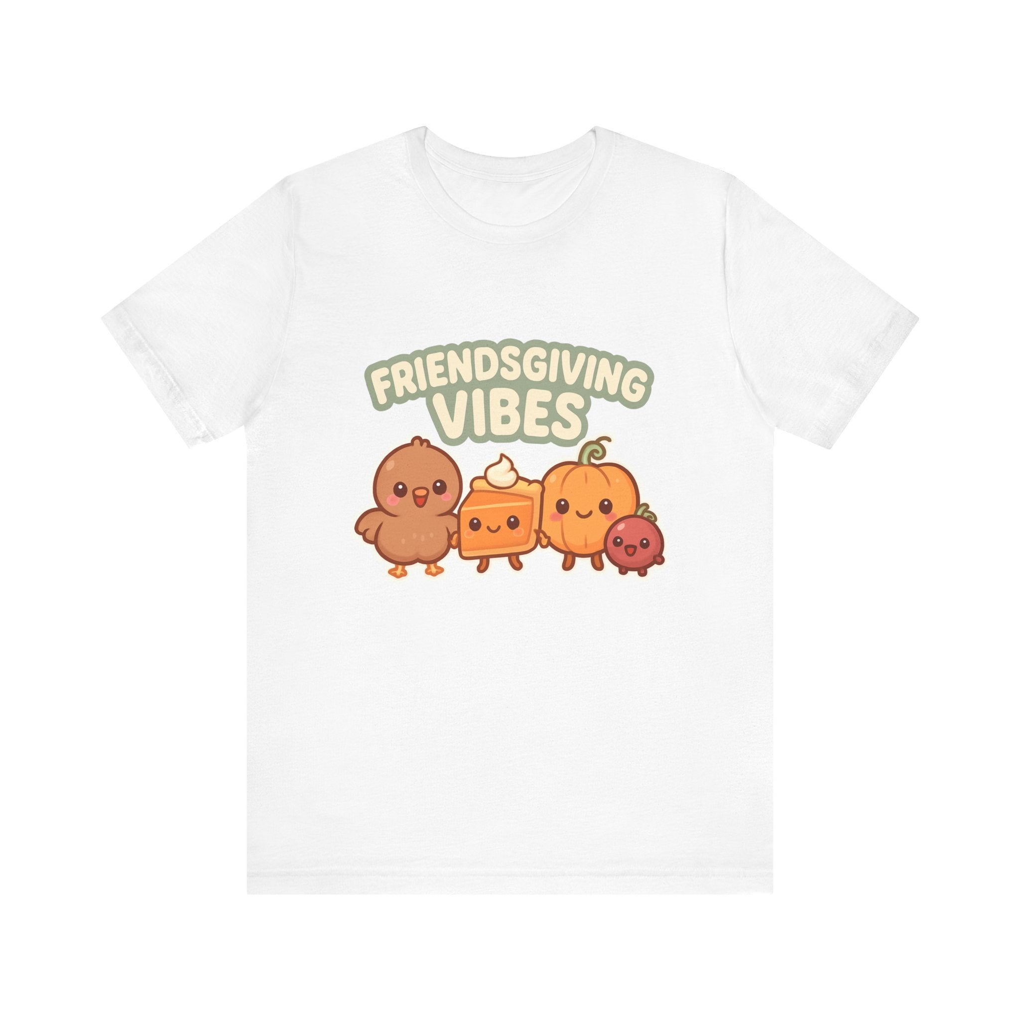 Friendsgiving Vibes Tee — Cute Thanksgiving Friends Graphic T-Shirt