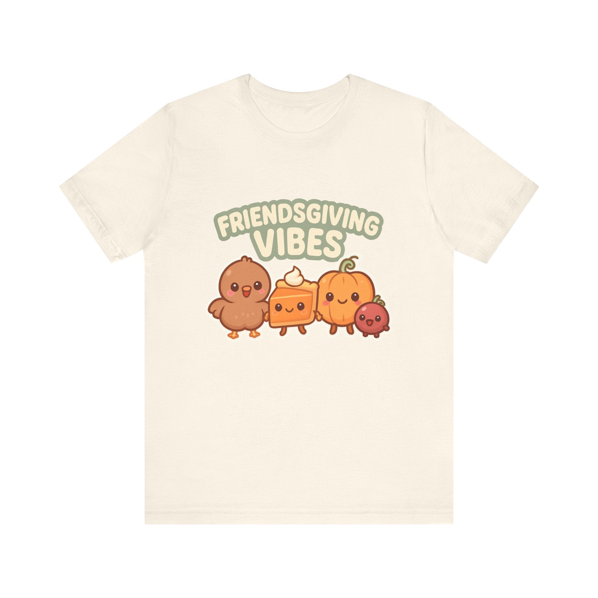Friendsgiving Vibes Tee — Cute Thanksgiving Friends Graphic T-Shirt